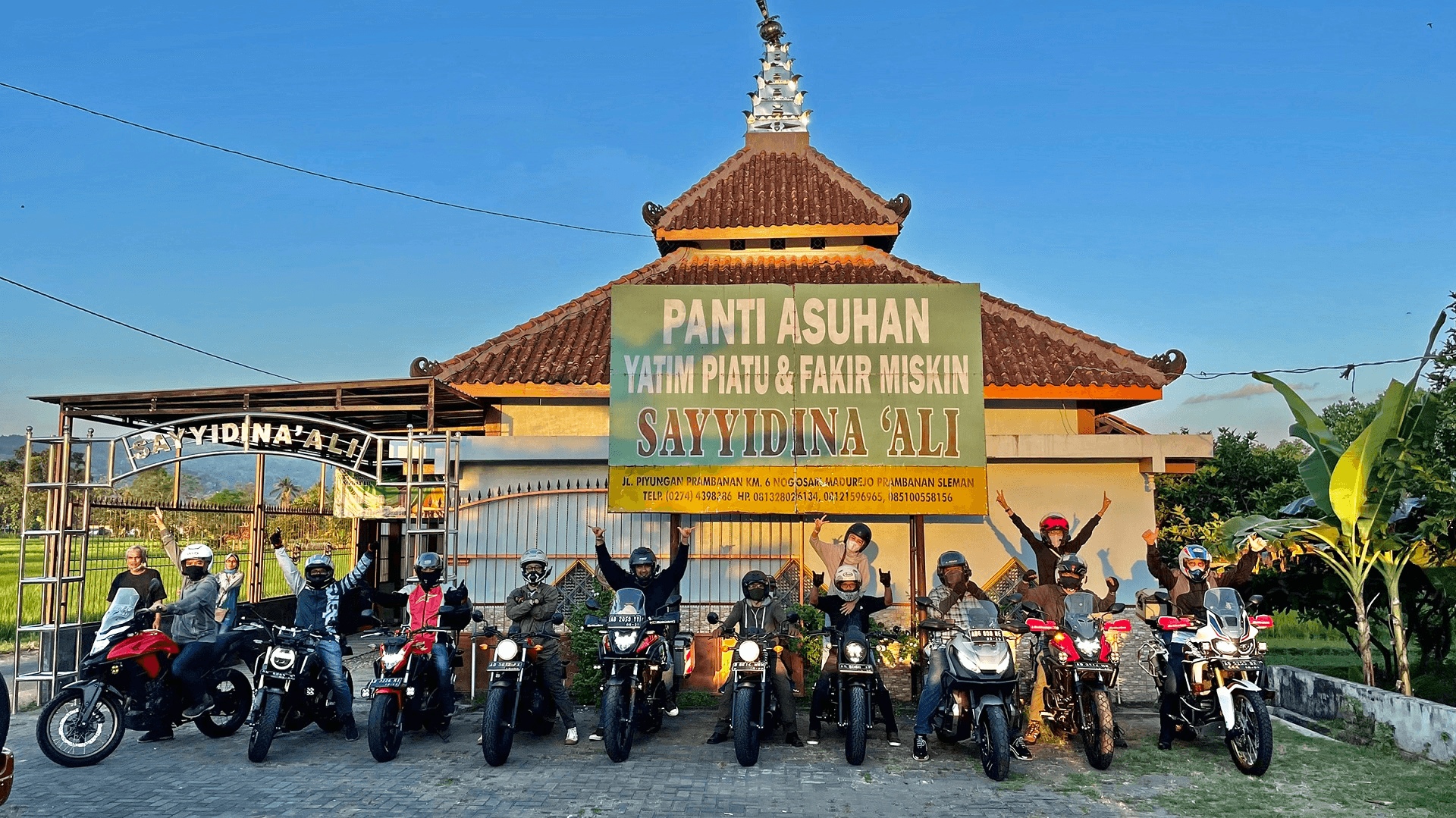 Honda Big Bike Yogyakarta Serahkan Donasi ke Panti Asuhan